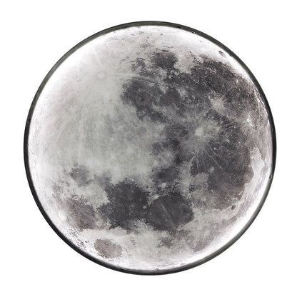 Creative Round Moon Aluminum Acrylic LED Wall Sconce Lamp