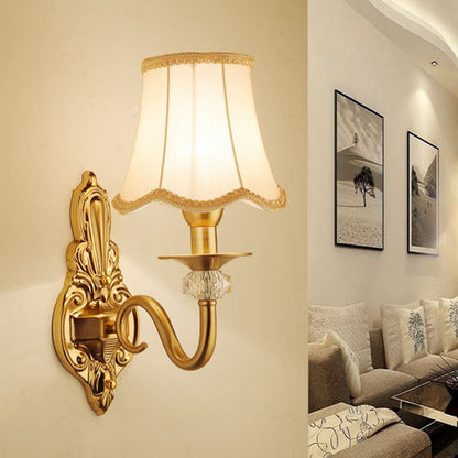 Luxury Hardware Kraft Paper 1/2-Light Wall Sconce Lamp