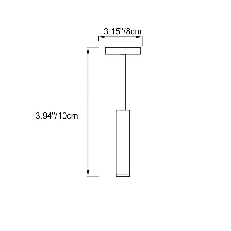 Adjustable Cylindrical Aluminum Shade LED Wall Sconce Lamp