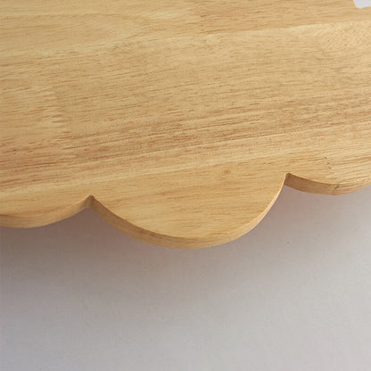 Nordic Minimalist Cloud Wood 1-Light Wall Sconce Lamp