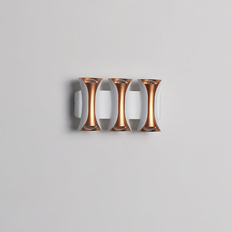 Waterproof Rectangle Aluminum Glass LED Wall Sconce Lamp