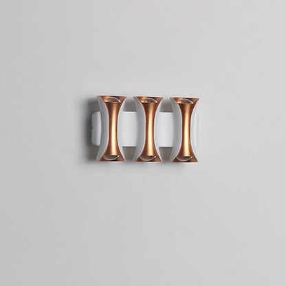 Waterproof Rectangle Aluminum Glass LED Wall Sconce Lamp