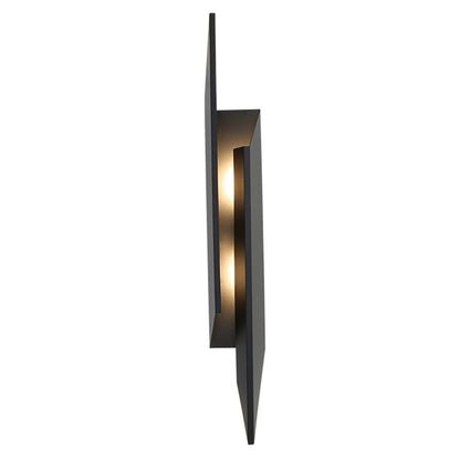 Rectangular Triangle Iron 2-Light Wall Sconce Lamp