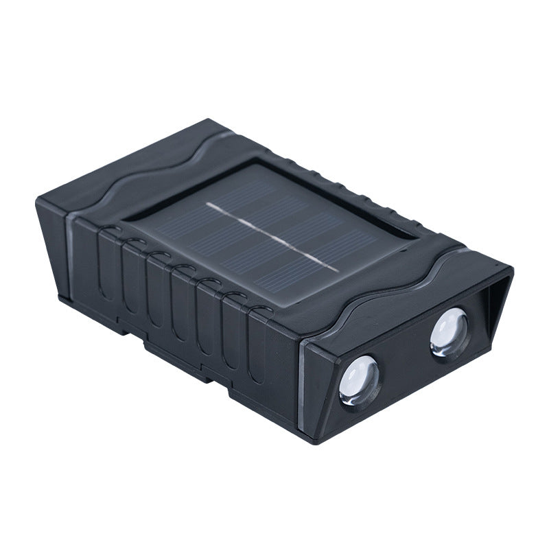 Farmhouse Solar ABS PS Cuboid LED Wall Sconce Lamp