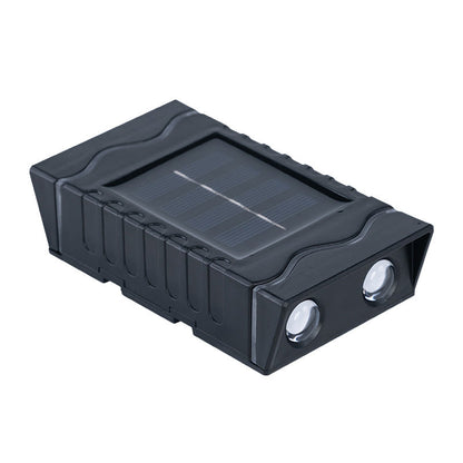 Farmhouse Solar ABS PS Cuboid LED Wall Sconce Lamp