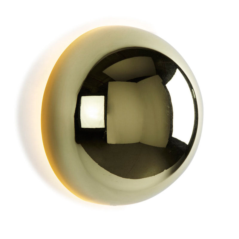 Simplicity Meteorite Semicircle Metal LED Wall Sconce Lamp