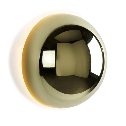 Simplicity Meteorite Semicircle Metal LED Wall Sconce Lamp