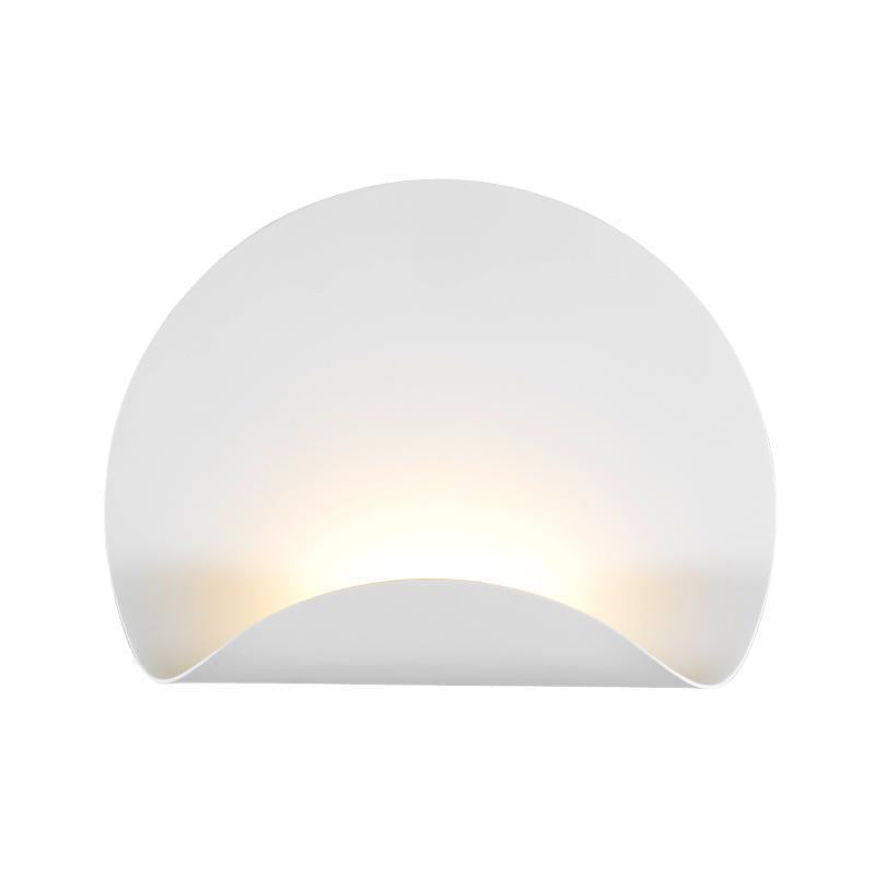 Scandinavian Iron Folding Semicircle LED Wall Sconce Lamp