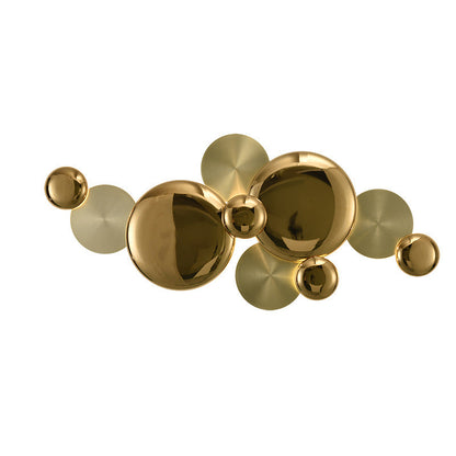 Modern Luxury Metal Round LED Wall Sconce Lamp
