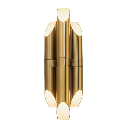 Luxury Cylindrical Iron Shade 3-Light Wall Sconce Lamp