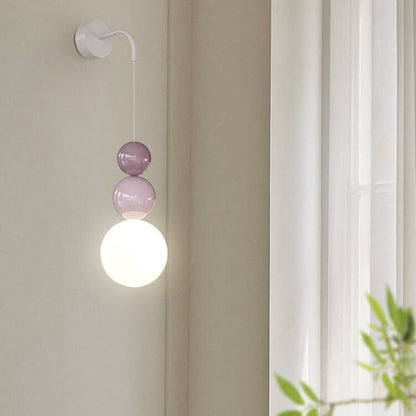 Minimalist Personality Iron Gourd 1-Light Wall Sconce Lamp
