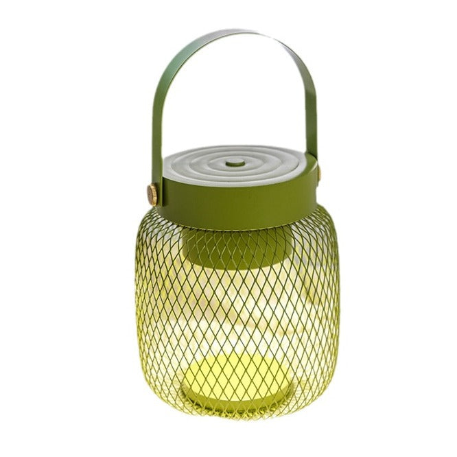 Contemporary Creative Bottle Iron Acrylic LED Table Lamp