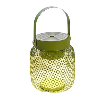 Contemporary Creative Bottle Iron Acrylic LED Table Lamp