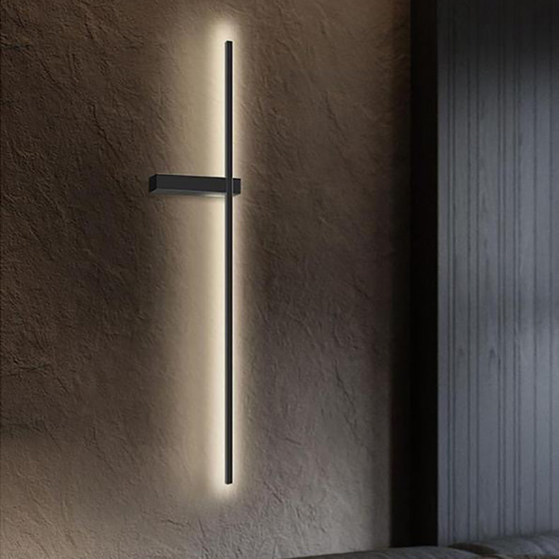 Iron Aluminum Silica Strip Line LED Wall Sconce Lamp