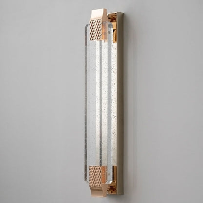 Dazzling Crystal Shade Stainless Steel LED Wall Sconce Lamp