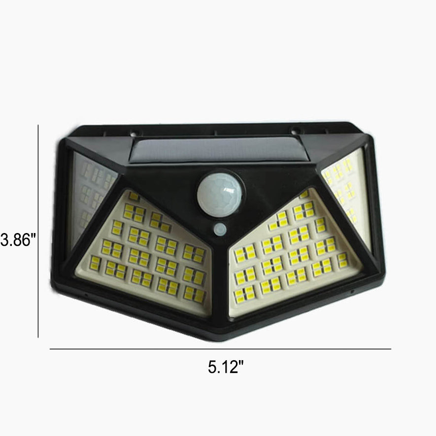 Solar Body Sensor Garden Lighting Wall Sconce Lamp