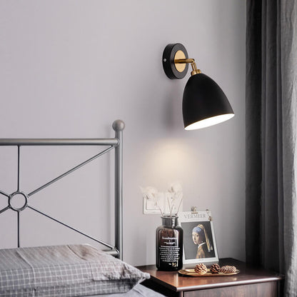 Iron Traditional Shape Shade 1-Light Wall Sconce Lamp