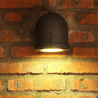 Retro Wrought Iron Pipe 1-Light LED Wall Sconce Lamp