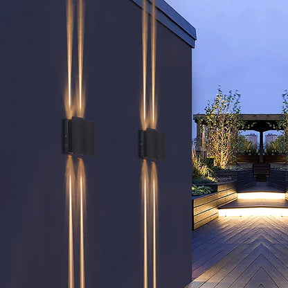 Arc Square LED Outdoor Waterproof LED Wall Sconce Lamp