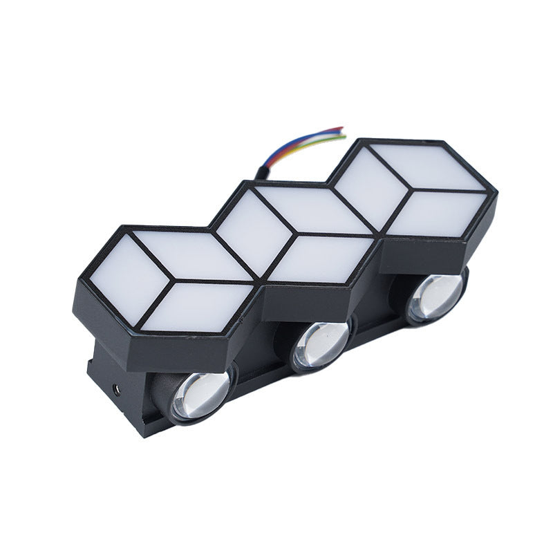 Waterproof Aluminum Acrylic Lozenge LED Wall Sconce Lamp