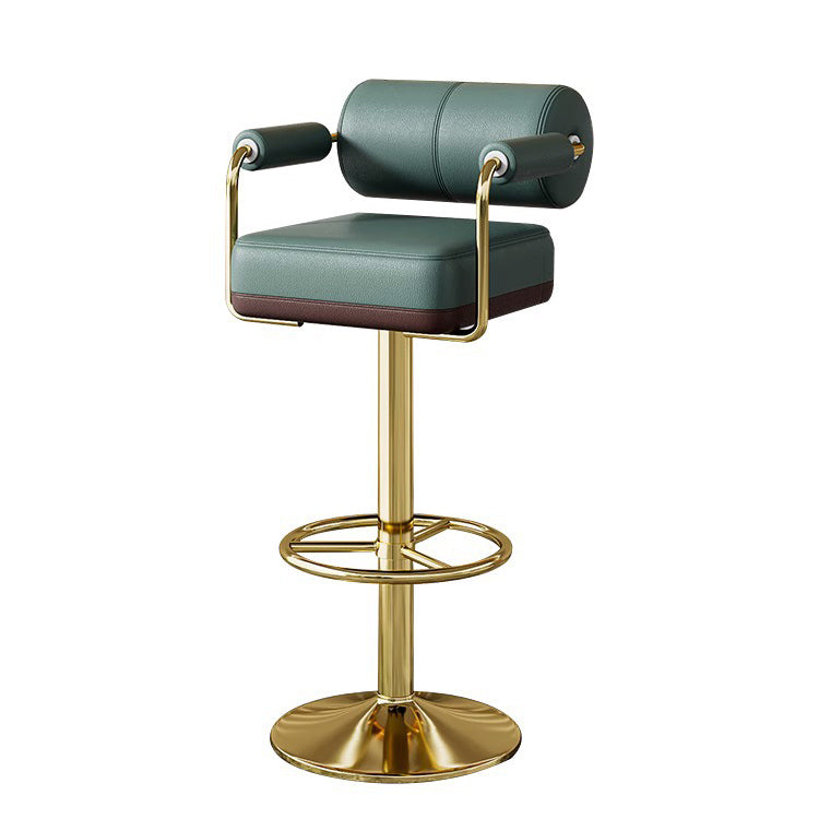Contemporary Leather Bar Stool