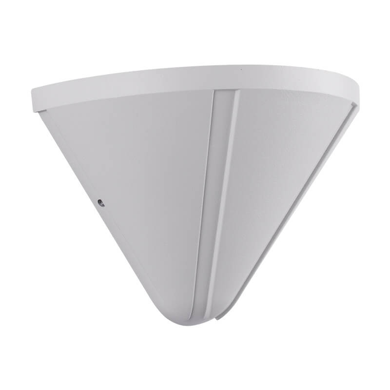 Triangle Aluminum Lens Frosted LED Outdoor Wall Sconce Lamp