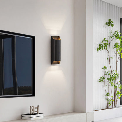 Simplicity Full Copper Column 2-Light Wall Sconce Lamp