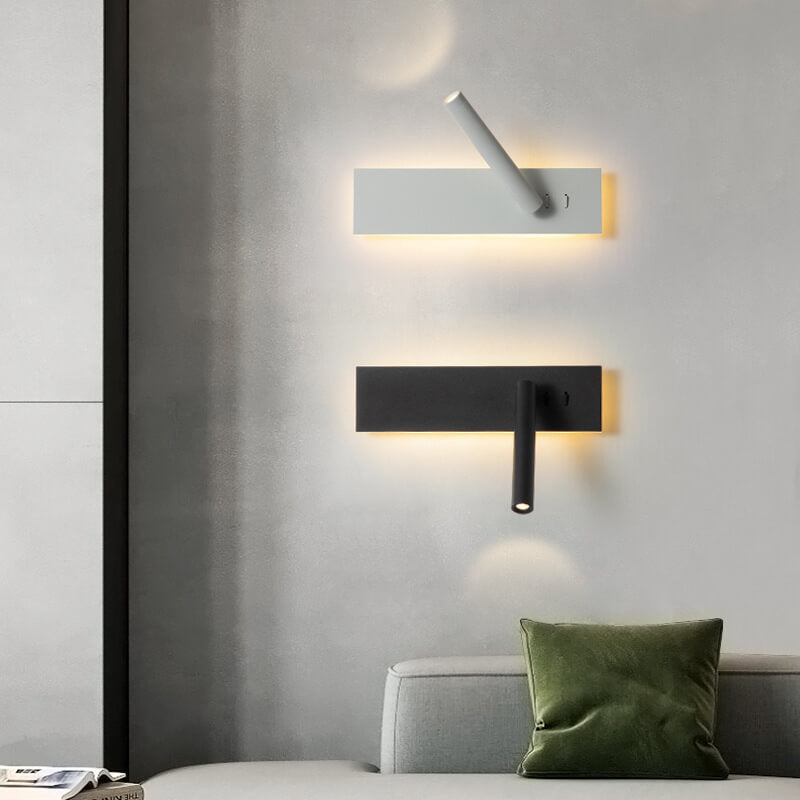 Rectangular Rotating Spotlight LED Wall Sconce Lamp