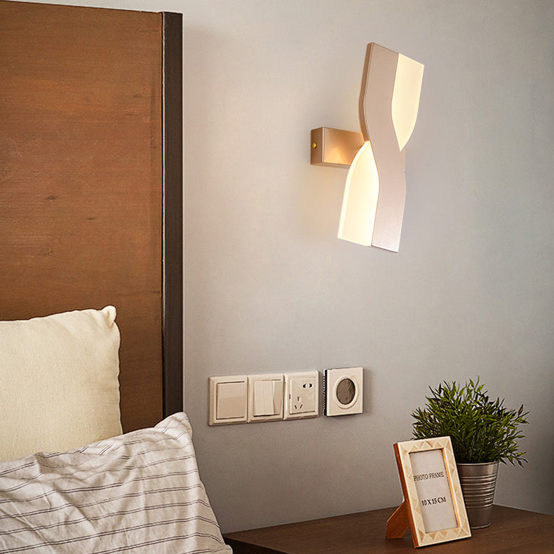 Creative Rotatable Funnel Iron Acrylic LED Wall Sconce Lamp