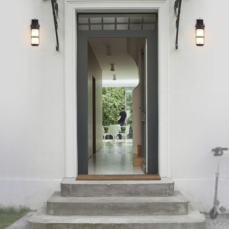 European Iron Outdoor Waterproof 1-Light Wall Sconce Lamp