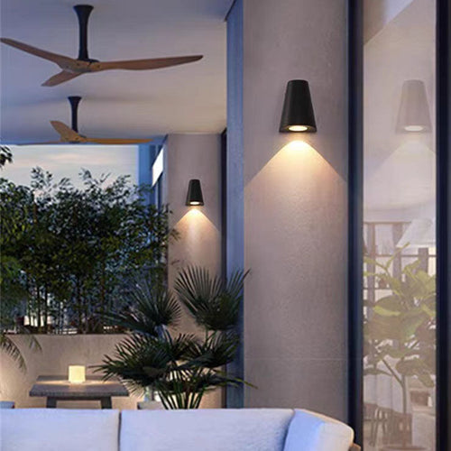 Waterproof Aluminum Horn LED Outdoor Wall Sconce Lamp