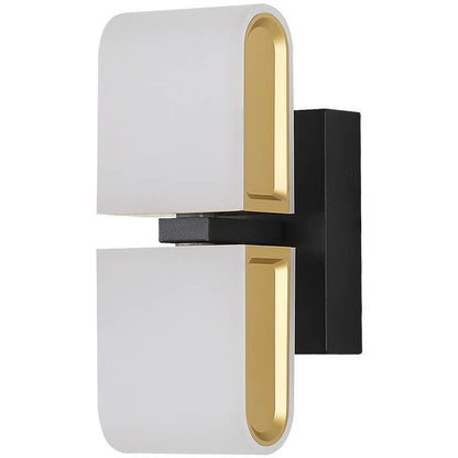 Minimalist Round Zinc Alloy Rotatable LED Wall Sconce Lamp