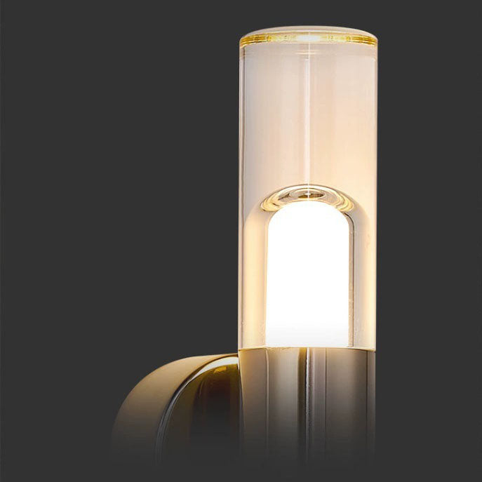 Nordic Aluminum Iron Cylinder LED Wall Sconce Lamp