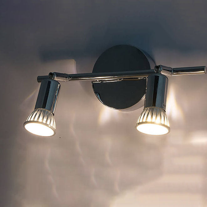 Pure 2-Light Vanity Light Mirror Front Wall Sconce Lamp