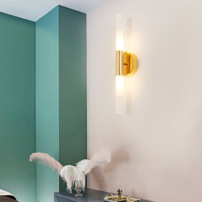 Minimalist Aluminum Iron Cylinder LED Wall Sconce Lamp