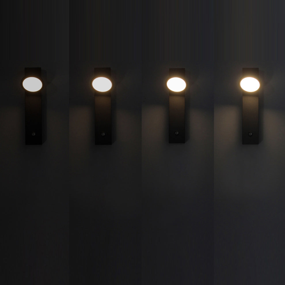 Simplicity Acrylic Strip Cubic Round LED Wall Sconce Lamp