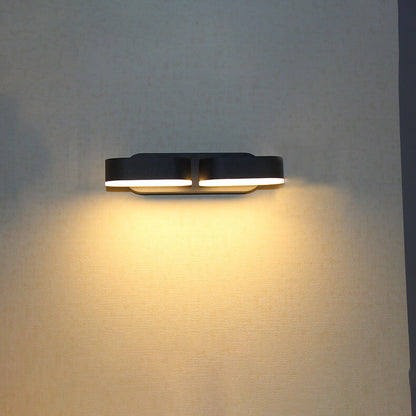 Aluminum Double Head Adjustable LED Wall Sconce Lamp