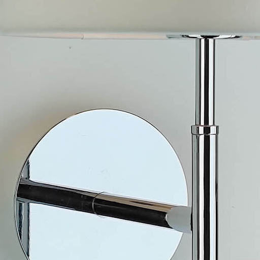 Cylindrical Fabric Carbon Steel 1-Light Wall Sconce Lamp