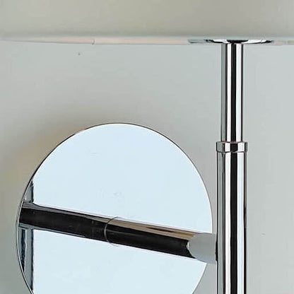 Cylindrical Fabric Carbon Steel 1-Light Wall Sconce Lamp