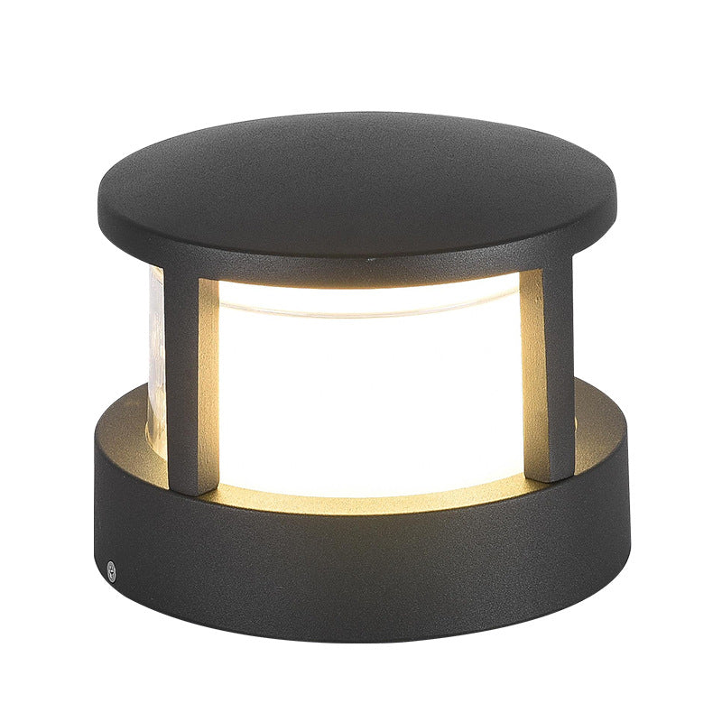 Industrial Aluminum Cylinder LED Outdoor Lawn Light