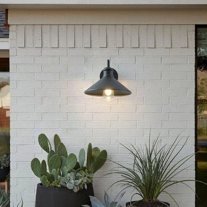 Modern Minimalist Cone Iron 1-Light Wall Sconce Lamp