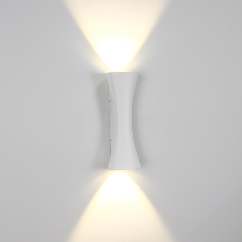 Waterproof Illuminated Aluminum Lens LED Wall Sconce Lamp