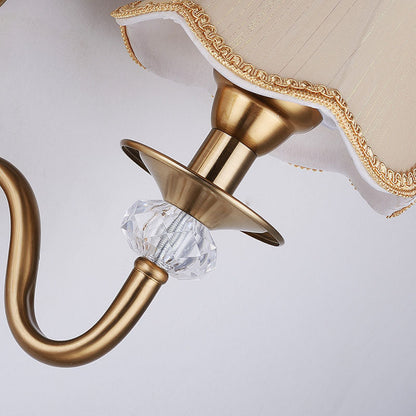 Luxury Hardware Kraft Paper 1/2-Light Wall Sconce Lamp