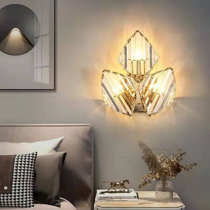 Light Triangle Geometry 1/2/3 Light Wall Sconce Lamp