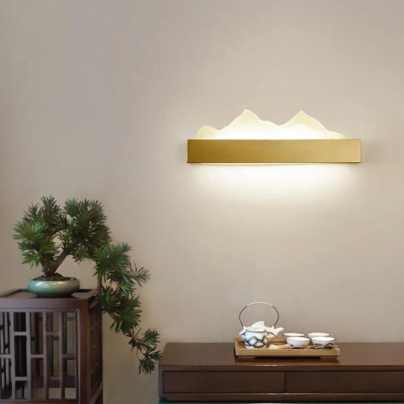 Acrylic Chinese Iceberg Design LED Wall Sconce Lamp