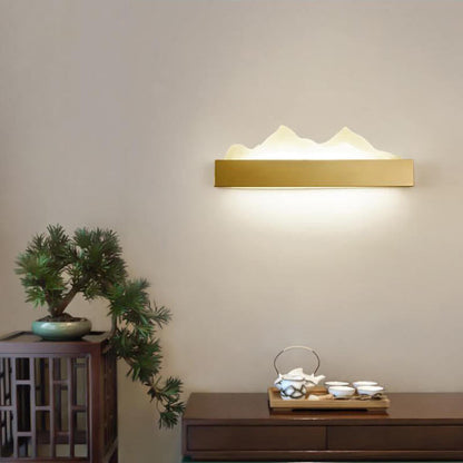 Acrylic Chinese Iceberg Design LED Wall Sconce Lamp