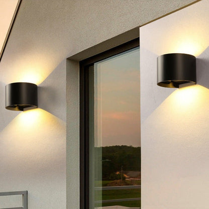 Aluminum APP Dimming Waterproof LED Wall Sconce Lamp