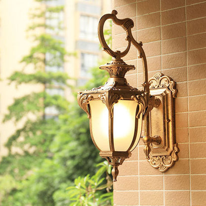 Aluminum 1-Light Outdoor Waterproof Wall Sconce Lamp