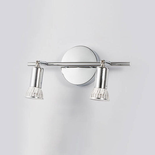 Pure 2-Light Vanity Light Mirror Front Wall Sconce Lamp