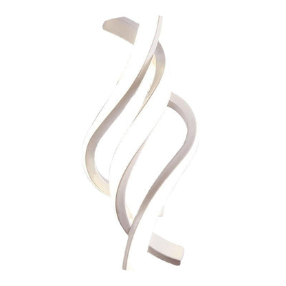Creative Aluminum Spiral Strip Design LED Wall Sconce Lamp